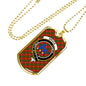 Bruce Clan Tartan Military Tag Bangle