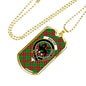Baxter Clan Tartan Military Tag Bangle - kittentee
