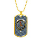 Boswell Clan Tartan Military Tag Bangle