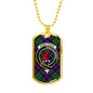 Armstrong Modern Clan Tartan Military Tag Bangle - kittentee