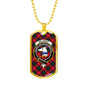 Belshes Clan Tartan Military Tag Bangle - kittentee