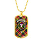 Buchanan Modern Clan Tartan Military Tag Bangle