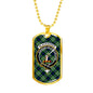 Blackadder Clan Tartan Military Tag Bangle - kittentee
