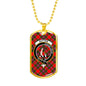Butter Clan Tartan Military Tag Bangle