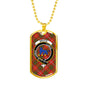 Bruce Modern Clan Tartan Military Tag Bangle
