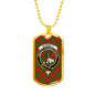 Burnett Clan Tartan Military Tag Bangle