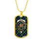 Baillie Modern Clan Tartan Military Tag Bangle - kittentee
