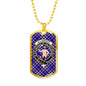 Allardice Clan Tartan Military Tag Bangle - kittentee