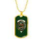 Agnew Hunting Clan Tartan Military Tag Bangle - kittentee