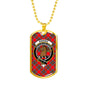 Binning Clan Tartan Military Tag Bangle - kittentee