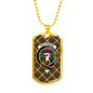 Buchanan Clan Tartan Military Tag Bangle