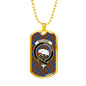 Bethune Clan Tartan Military Tag Bangle - kittentee