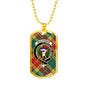 Buchanan Old Sett Clan Tartan Military Tag Bangle
