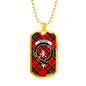 Brodie Modern Clan Tartan Military Tag Bangle