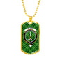 Blane Clan Tartan Military Tag Bangle