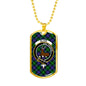 Blair Clan Tartan Military Tag Bangle - kittentee