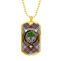 Anderson Ancient Clan Tartan Military Tag Bangle - kittentee