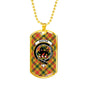 Baxter Modern Clan Tartan Military Tag Bangle - kittentee