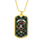 Brodie Clan Tartan Military Tag Bangle