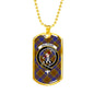 Balfour Modern Clan Tartan Military Tag Bangle - kittentee