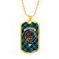 Armstrong Clan Tartan Military Tag Bangle - kittentee