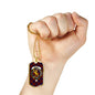 Broun Modern Clan Tartan Military Tag Bangle