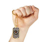Borthwick Clan Tartan Military Tag Bangle