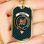 Baillie Hunting Clan Tartan Military Tag Bangle - kittentee
