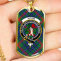 Aiton Ancient Clan Tartan Military Tag Bangle - kittentee