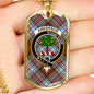 Anderson Ancient Clan Tartan Military Tag Bangle - kittentee