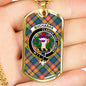 Buchanan Ancient Clan Tartan Military Tag Bangle