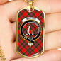 Butter Clan Tartan Military Tag Bangle