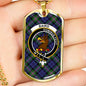 Baird Modern Clan Tartan Military Tag Bangle - kittentee