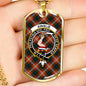 Ainslie Clan Tartan Military Tag Bangle - kittentee