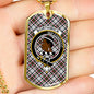 Borthwick Clan Tartan Military Tag Bangle