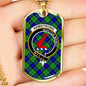 Armstrong Clan Tartan Military Tag Bangle - kittentee