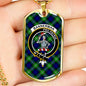 Bannerman Clan Tartan Military Tag Bangle - kittentee