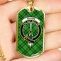 Blane Clan Tartan Military Tag Bangle