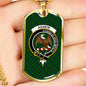 Agnew Hunting Clan Tartan Military Tag Bangle - kittentee