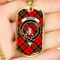 Brodie Modern Clan Tartan Military Tag Bangle