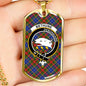 Bethune Clan Tartan Military Tag Bangle - kittentee