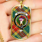 Buchanan Old Sett Clan Tartan Military Tag Bangle