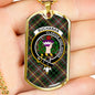 Buchanan Hunting Clan Tartan Military Tag Bangle