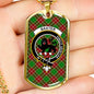Baxter Clan Tartan Military Tag Bangle - kittentee
