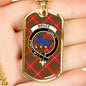 Bruce Modern Clan Tartan Military Tag Bangle