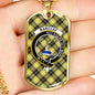 Barclay Clan Tartan Military Tag Bangle - kittentee