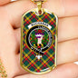Buchanan Clan Tartan Military Tag Bangle