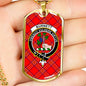 Burnett Modern Clan Tartan Military Tag Bangle