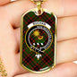 Buchan Modern Clan Tartan Military Tag Bangle
