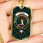 Aiton Clan Tartan Military Tag Bangle - kittentee